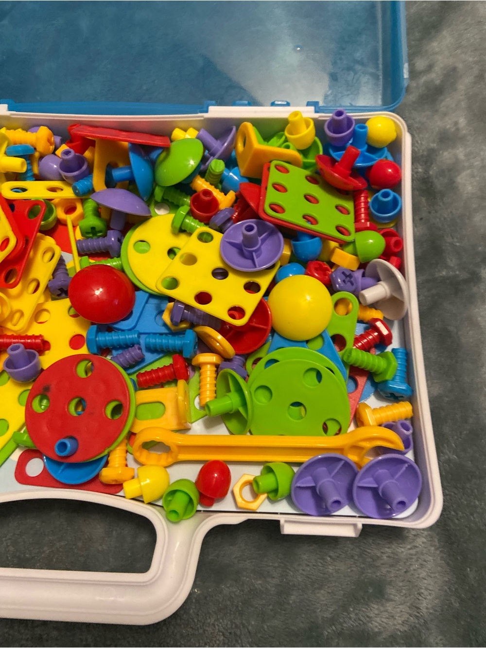 Kids Construction Bolt & Nut Learning Set - Multi Color